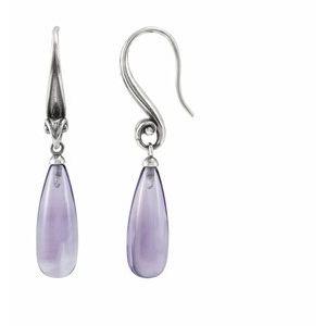 Amethyst Briolette Earrings