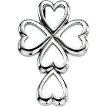 Load image into Gallery viewer, 28.75x20 mm Heart Cross Pendant
