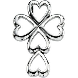 28.75x20 mm Heart Cross Pendant