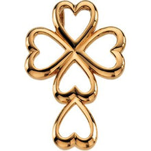 Load image into Gallery viewer, 28.75x20 mm Heart Cross Pendant
