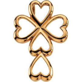 28.75x20 mm Heart Cross Pendant