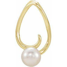 Load image into Gallery viewer, Freshwater Cultured Pearl Freeform Pendant
