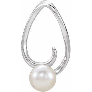 Freshwater Cultured Pearl Freeform Pendant