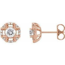 5/8 CTW Diamond Earrings
