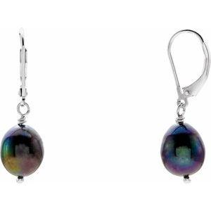 Freshwater Cultured Pearl Lever Back Earrings