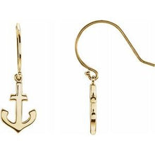 Load image into Gallery viewer, Petite Anchor Earrings
