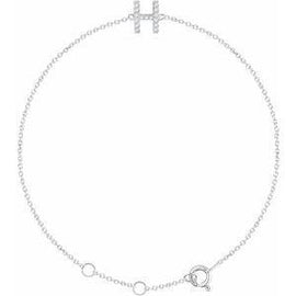 1/10 CTW Diamond Initial A 6-7