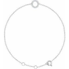 1/10 CTW Diamond Initial A 6-7