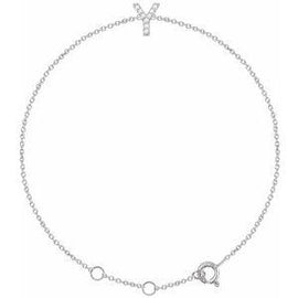 1/10 CTW Diamond Initial A 6-7