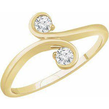 Load image into Gallery viewer, 1/5 CTW Diamond Two-Stone Ring
