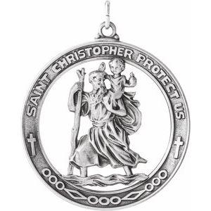 29 mm St. Christopher Medal