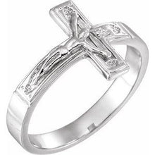 Load image into Gallery viewer, 12 mm Crucifix Chastity Ring
