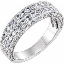 Load image into Gallery viewer, 3/4 CTW Diamond Anniversary Band
