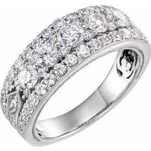 Load image into Gallery viewer, 1 1/2 CTW Diamond Anniversary Band
