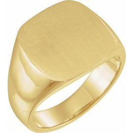 18x18 mm Square Signet Ring