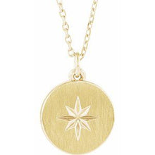 Load image into Gallery viewer, Starburst Disc 16-18&quot; Necklace
