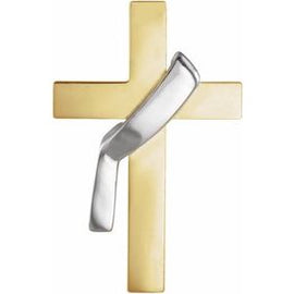 22x14 mm Deacon's Cross Lapel Pin