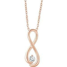 Load image into Gallery viewer, 1/6 CTW Diamond Infinity-Inspired 16-18&quot; Necklace
