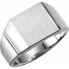 Load image into Gallery viewer, 16 mm Square Signet Ring
