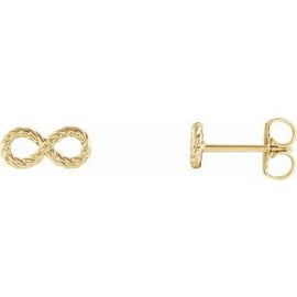 Infinity-Inspired Rope Earrings
