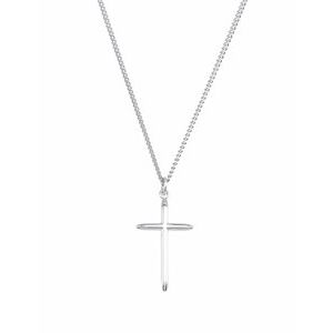 Sterling Silver 25.7x14 mm Cross 18