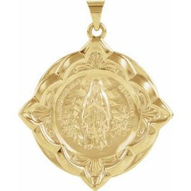 31x31 mm Our Lady of Lourdes Medal