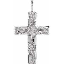 27x18 mm Nugget Cross Pendant