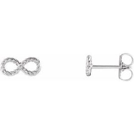 Infinity-Inspired Rope Earrings