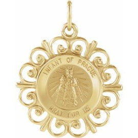 18 mm Infant of Prague Medal