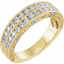 Load image into Gallery viewer, 3/4 CTW Diamond Anniversary Band
