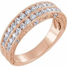 Load image into Gallery viewer, 3/4 CTW Diamond Anniversary Band
