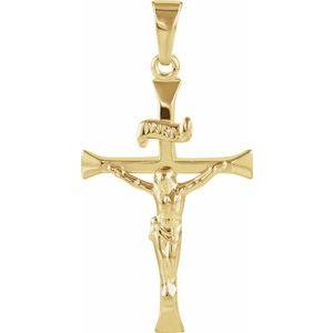 24.5x16 mm Crucifix Pendant