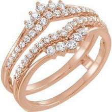 Load image into Gallery viewer, 1/2 CTW Diamond Ring Guard
