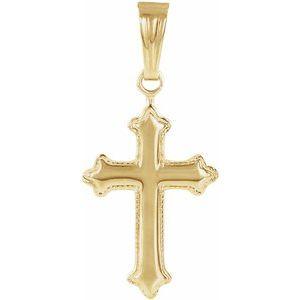 13x9 mm Children's Cross Pendant