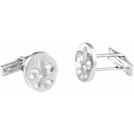 Fleur De Lis Cuff Links