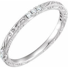 Load image into Gallery viewer, 1/10 CTW Diamond Anniversary Band
