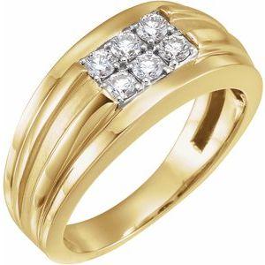 1/2 CTW Diamond Illusion Ring