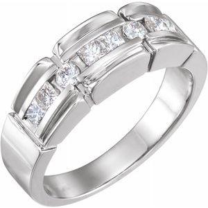 3/4 CTW Diamond Accented Men's Ring
