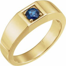 Load image into Gallery viewer, Sapphire Men&#39;s Ring
