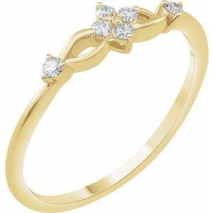 1/10 CTW Diamond Ring