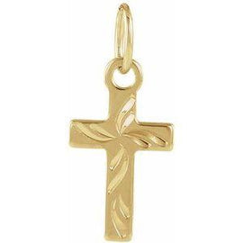 10x6 mm Youth Cross Pendant