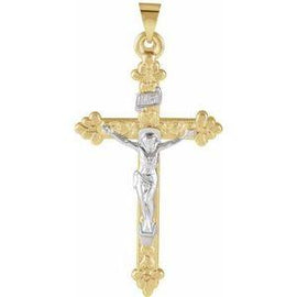 25.5x13.5 mm Hollow Crucifix Pendant