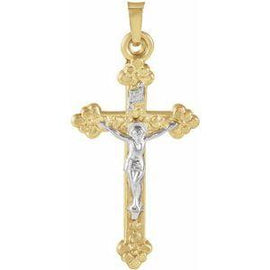 25.5x13.5 mm Hollow Crucifix Pendant