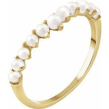 Load image into Gallery viewer, Freshwater Cultured Pearl Ring
