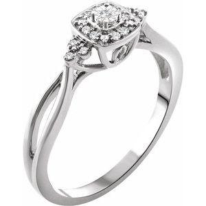 .05 CTW Diamond Promise Ring
