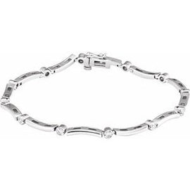 .50 CTW Diamond Line Bracelet