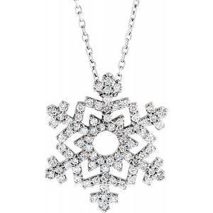 1/3 CTW Diamond Snowflake 16