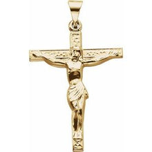 Load image into Gallery viewer, 14K Yellow 24.5x19.2 mm Crucifix Pendant
