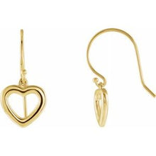 Load image into Gallery viewer, Petite Heart Earrings
