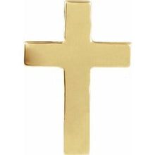 Load image into Gallery viewer, 11x8 mm Cross Lapel Pin
